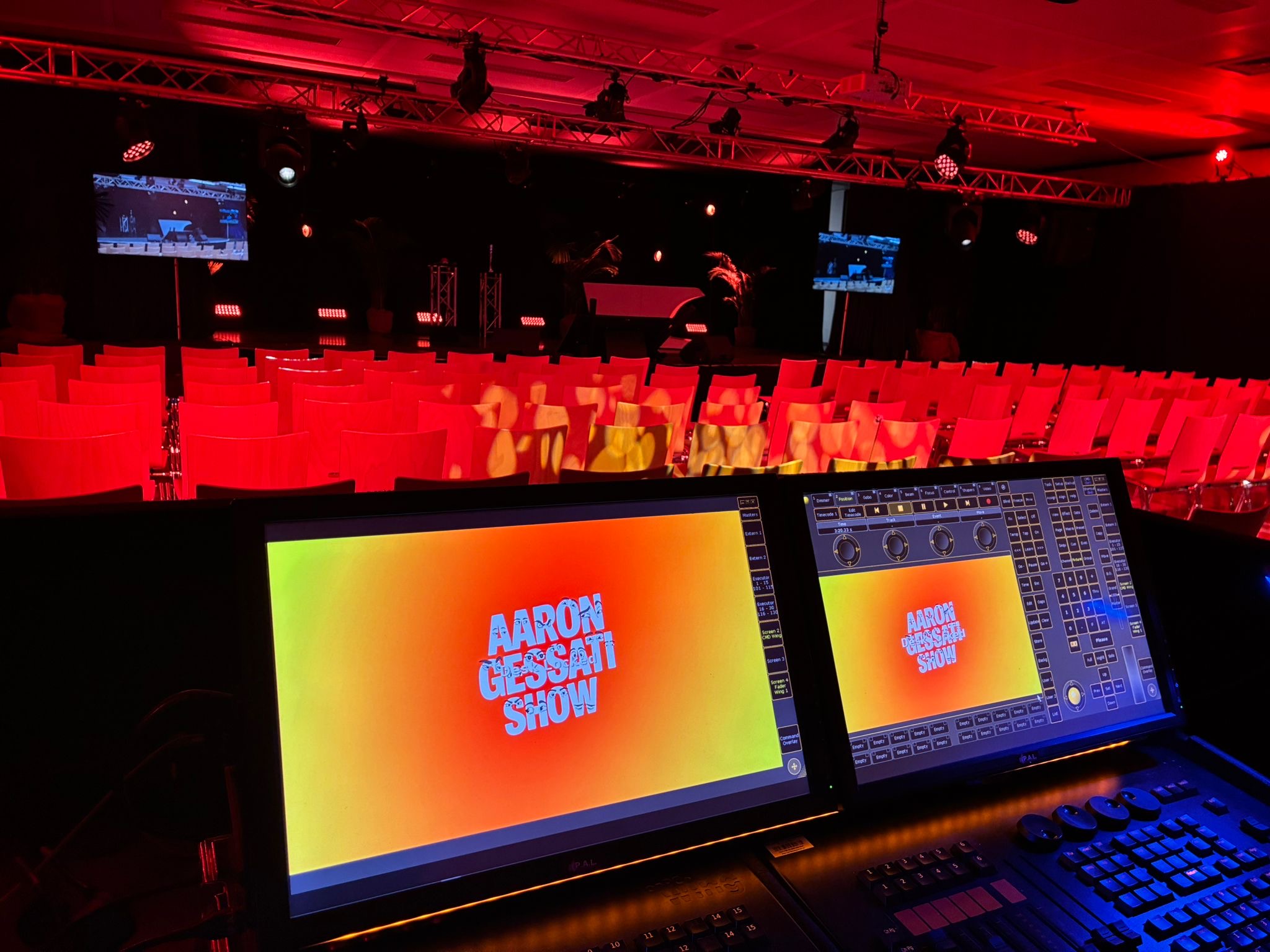 Backstage Produktion – Aaron Gessami Show